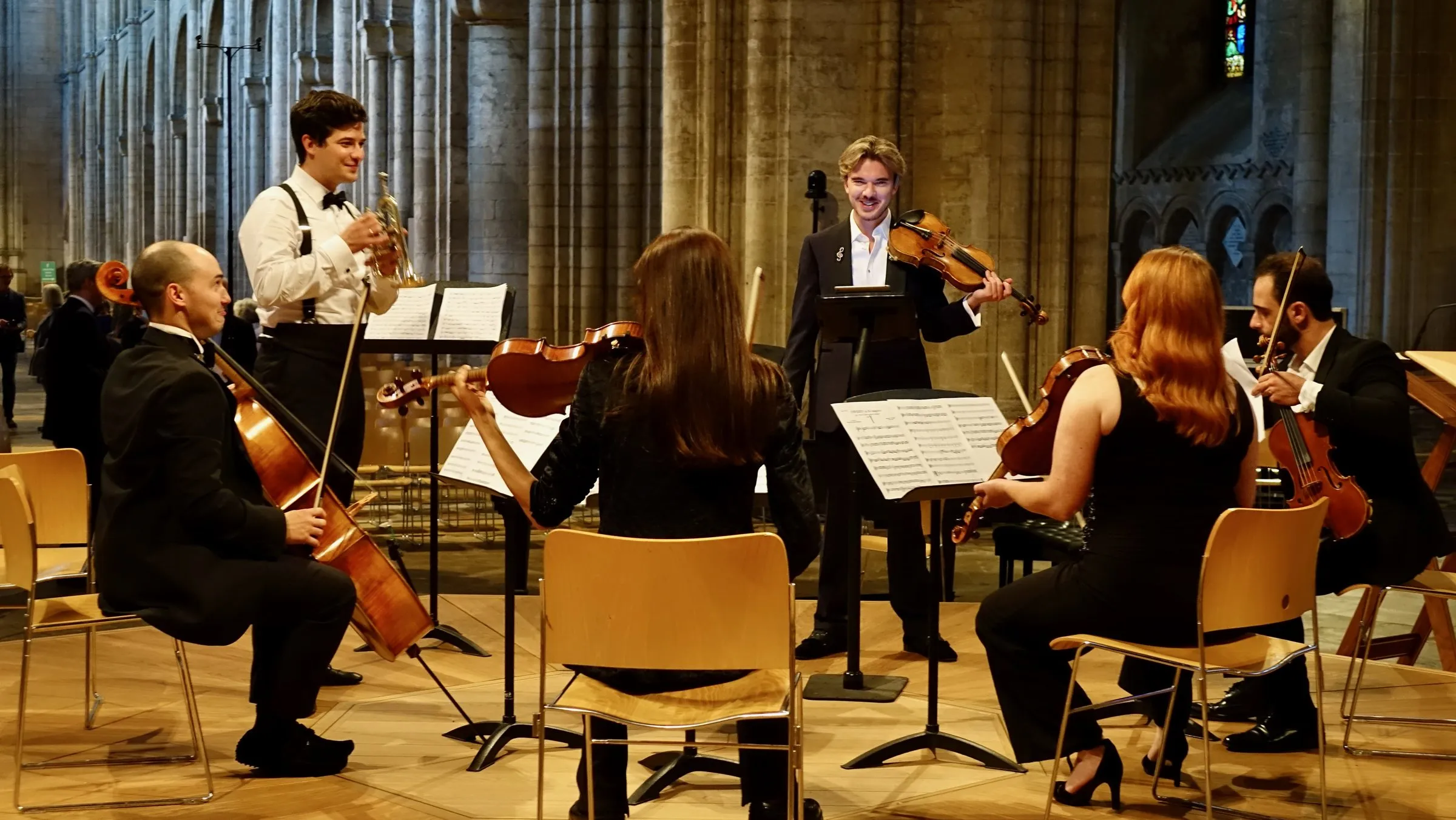 A DYMF performance at Ely Cathedral